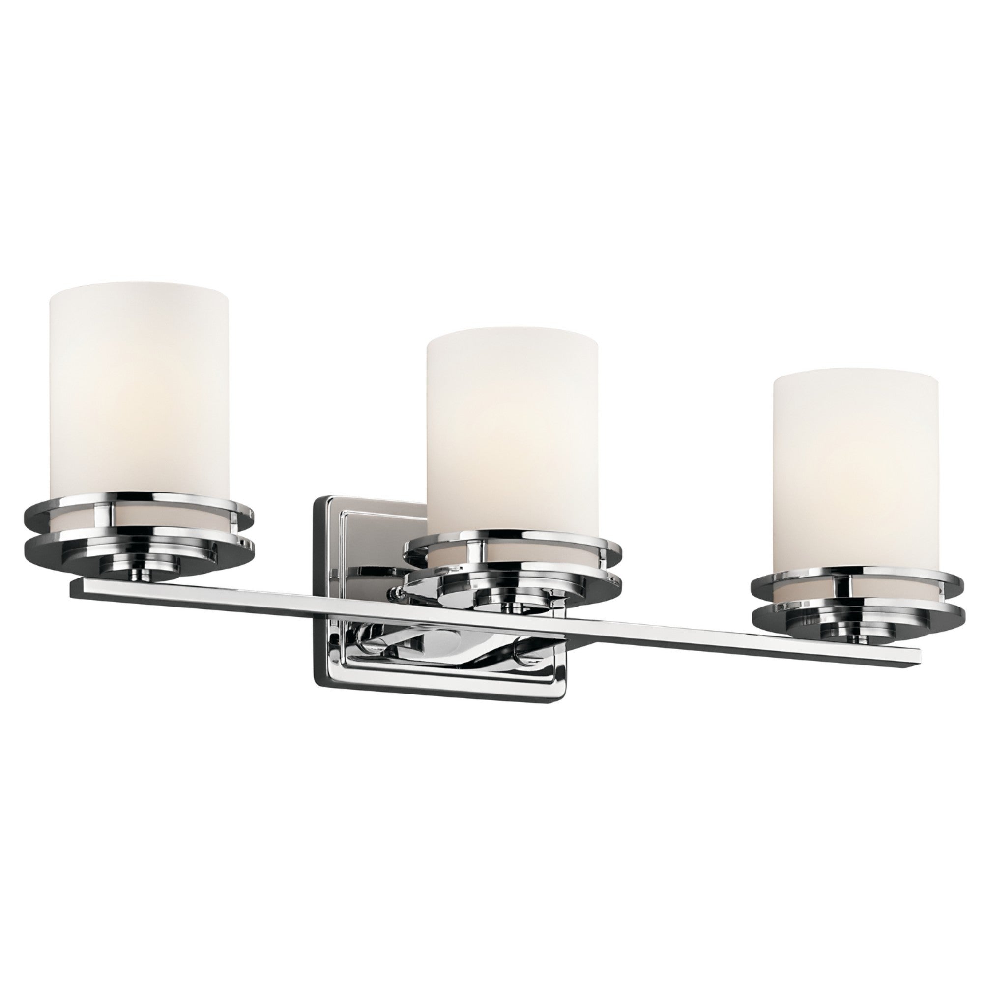 Hendrik 24" 3-Light Bath Vanity Light, Chrome Finish - Bees Lighting