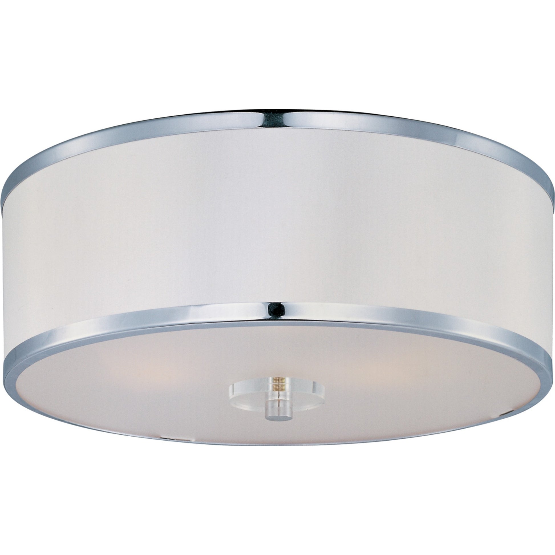 Metro 16" 3-Light Semi-Flush Mount, Polished Chrome Finish - Bees Lighting