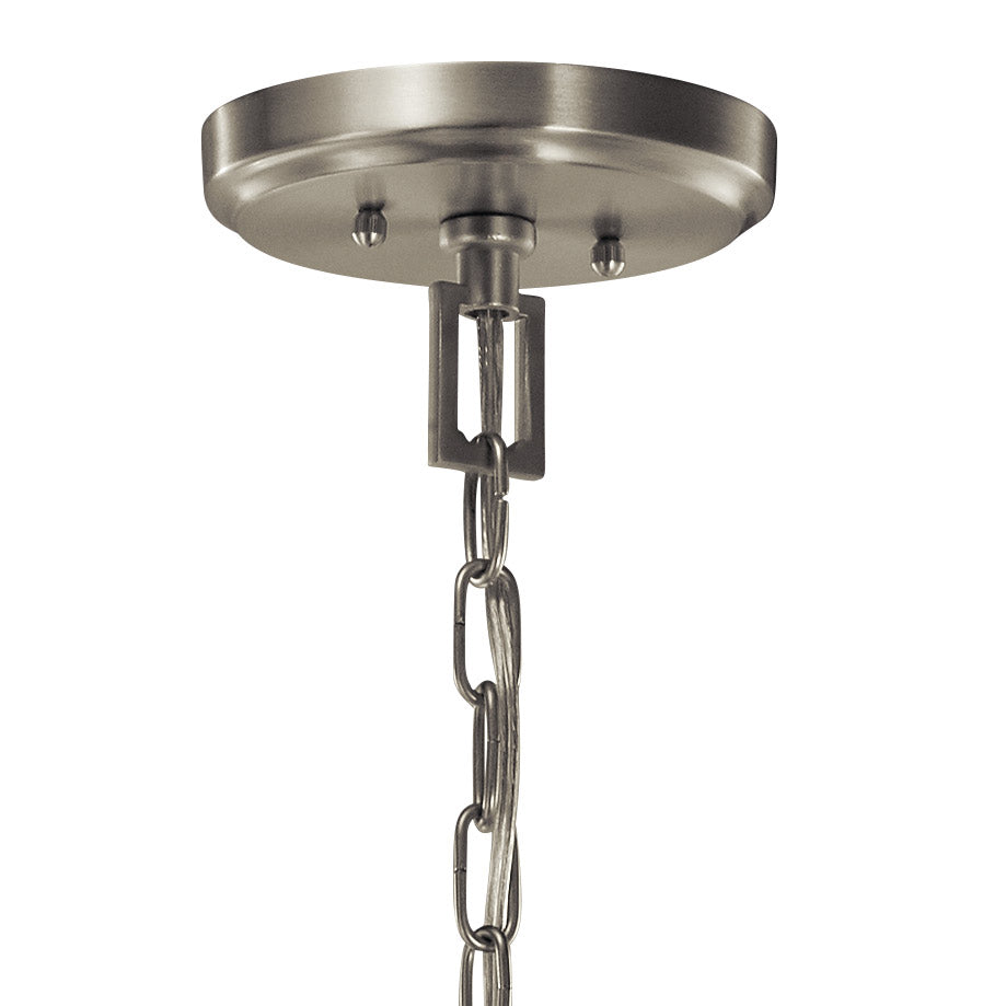 Morrigan 19 in. 8 Lights Chandelier Nickel Finish - Bees Lighting