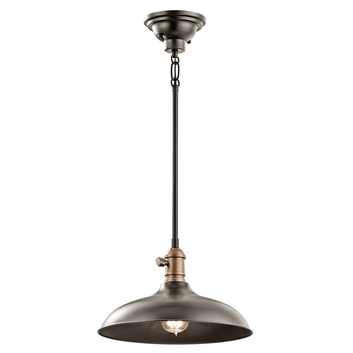 Cobson 12 in. Pendant Light Bronze Finish - Bees Lighting
