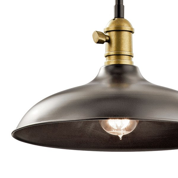 Cobson 12 in. Pendant Light Bronze Finish - Bees Lighting