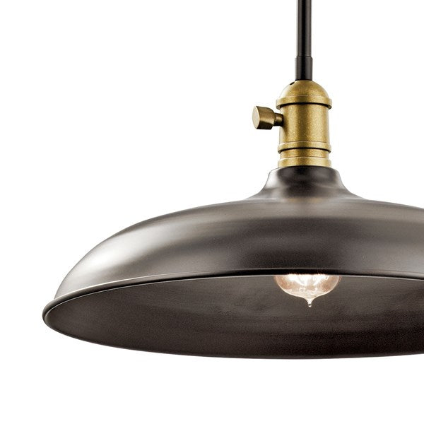 Cobson 16 in. Pendant Light Bronze Finish - Bees Lighting