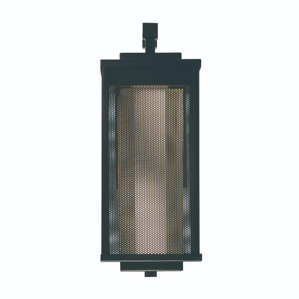 Brama 16 In. LED Outdoor Wall Sconce Black Finish