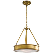 Harbour Point 19" 3-Light Pendant, Liberty Gold Finish - Bees Lighting