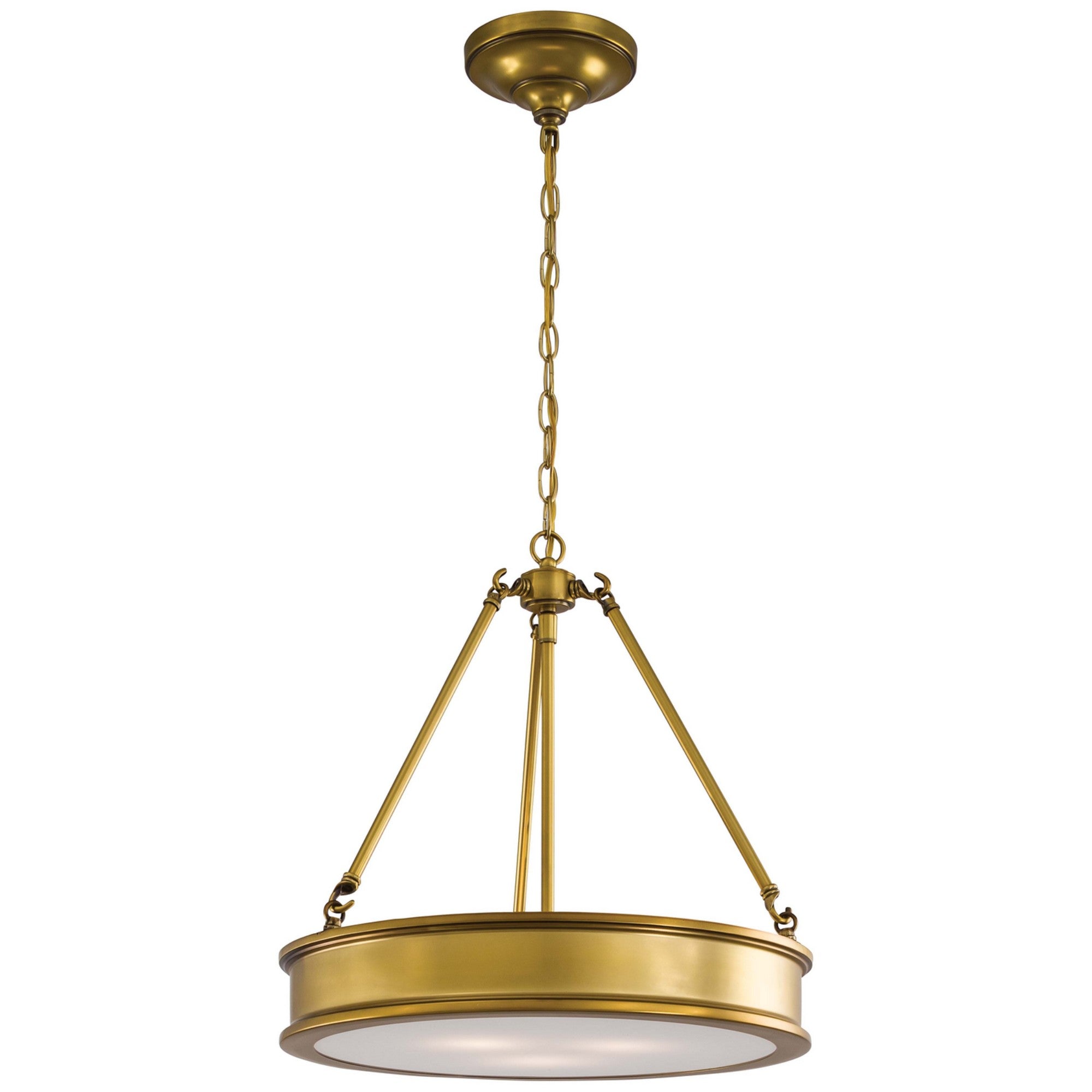Harbour Point 19" 3-Light Pendant, Liberty Gold Finish - Bees Lighting
