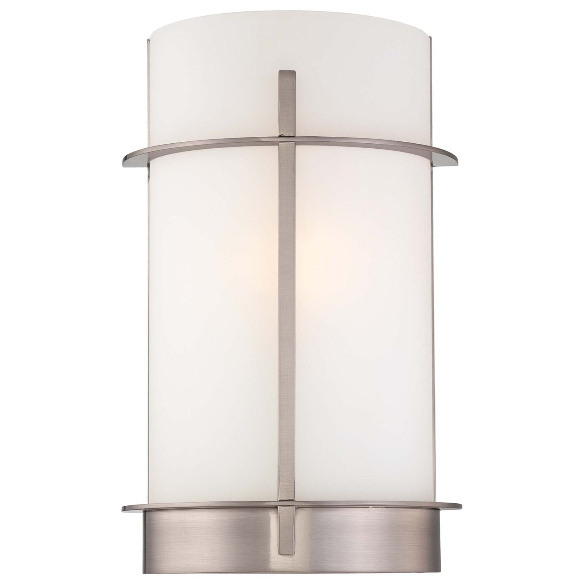 Compositions 12" Wall Sconce, Brushed Nickel Finish - Bees Lighting