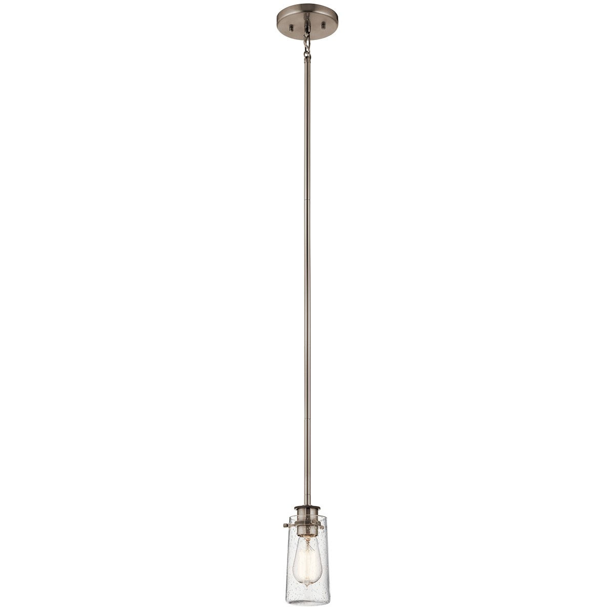 Braelyn 4 In. Pendant Light Silver Finish - Bees Lighting