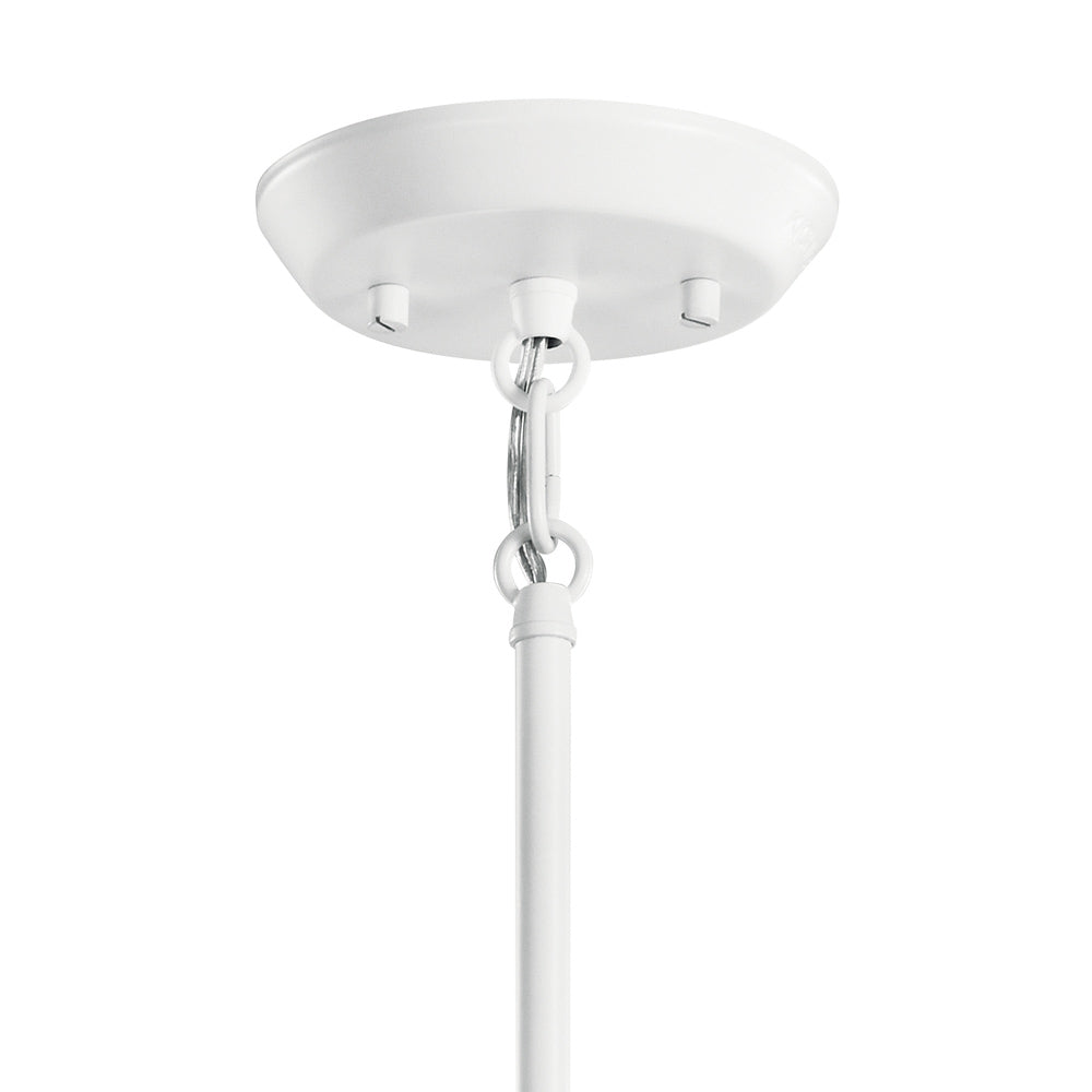 Armstrong 20 in. 6 Lights Chandelier White Finish - Bees Lighting