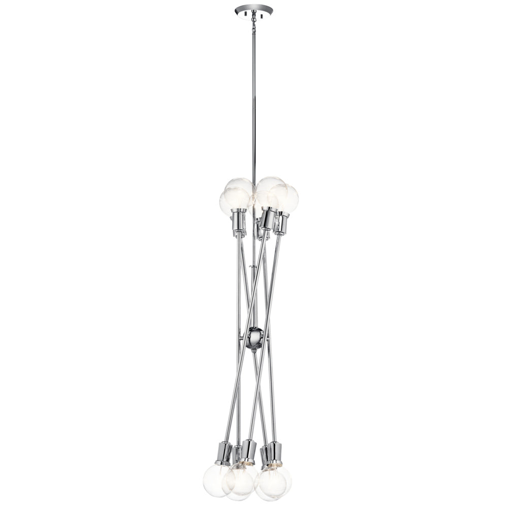Armstrong 47 in. 10 Lights Chandelier Chrome Finish - Bees Lighting