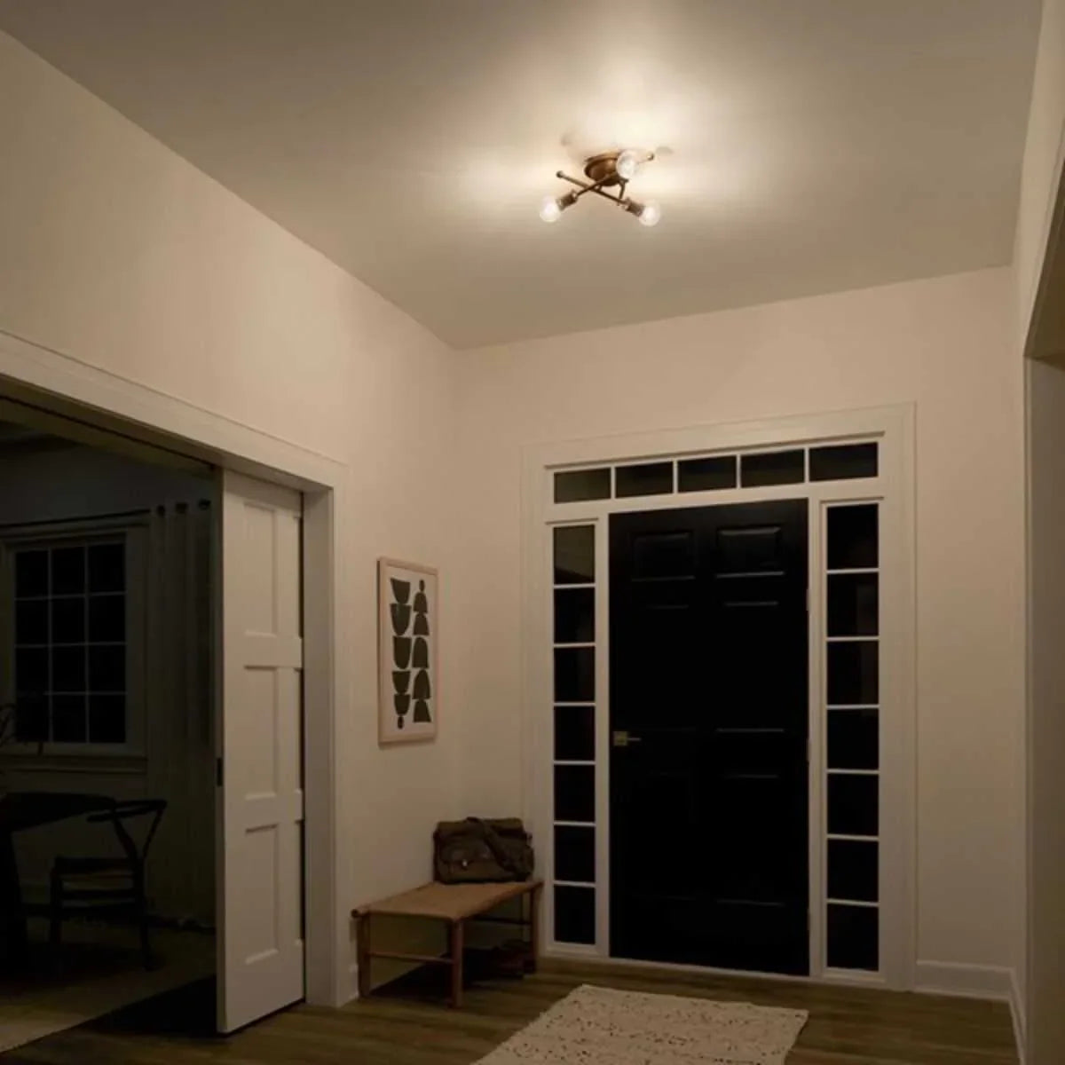 Armstrong 15" 3 Lights Flush Mount Light - Bees Lighting