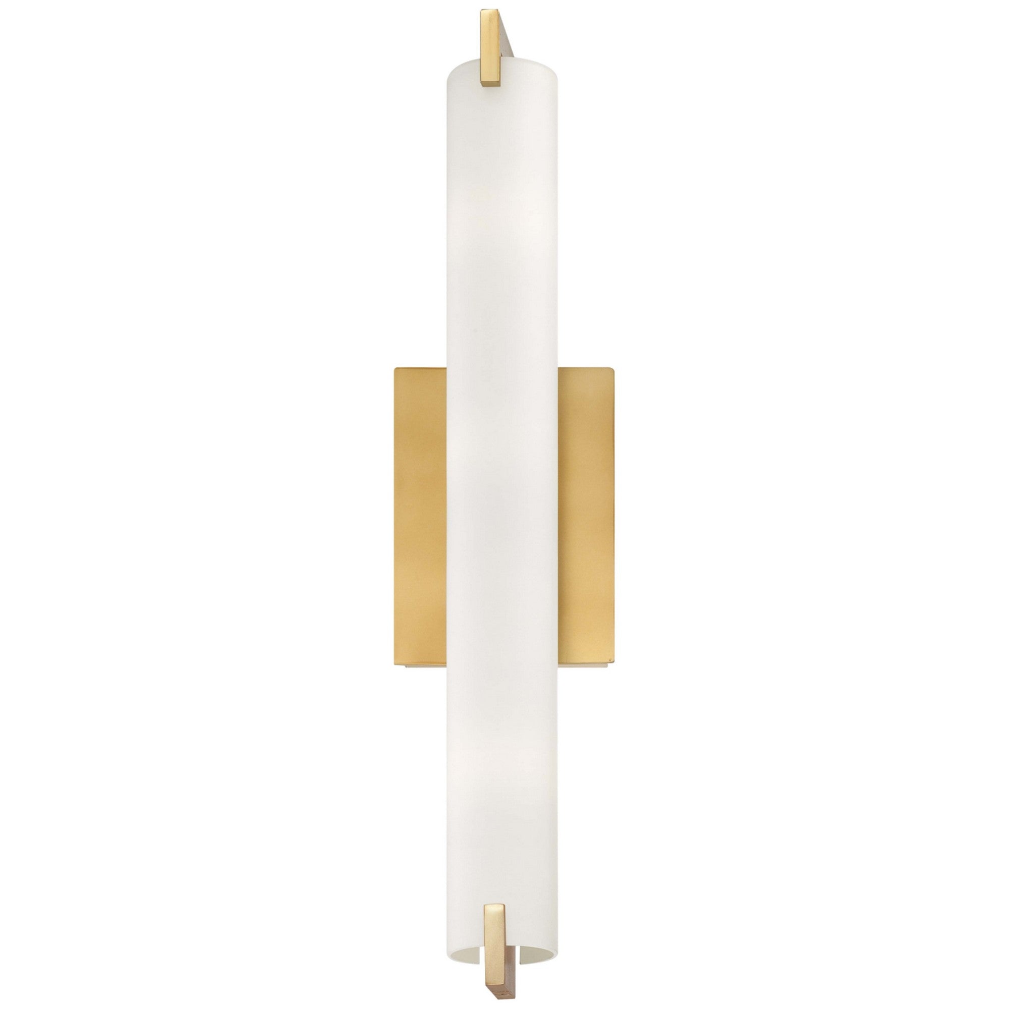 Tube 21" 3-Light Bath Vanity, Honey Gold Finish - Bees Lighting