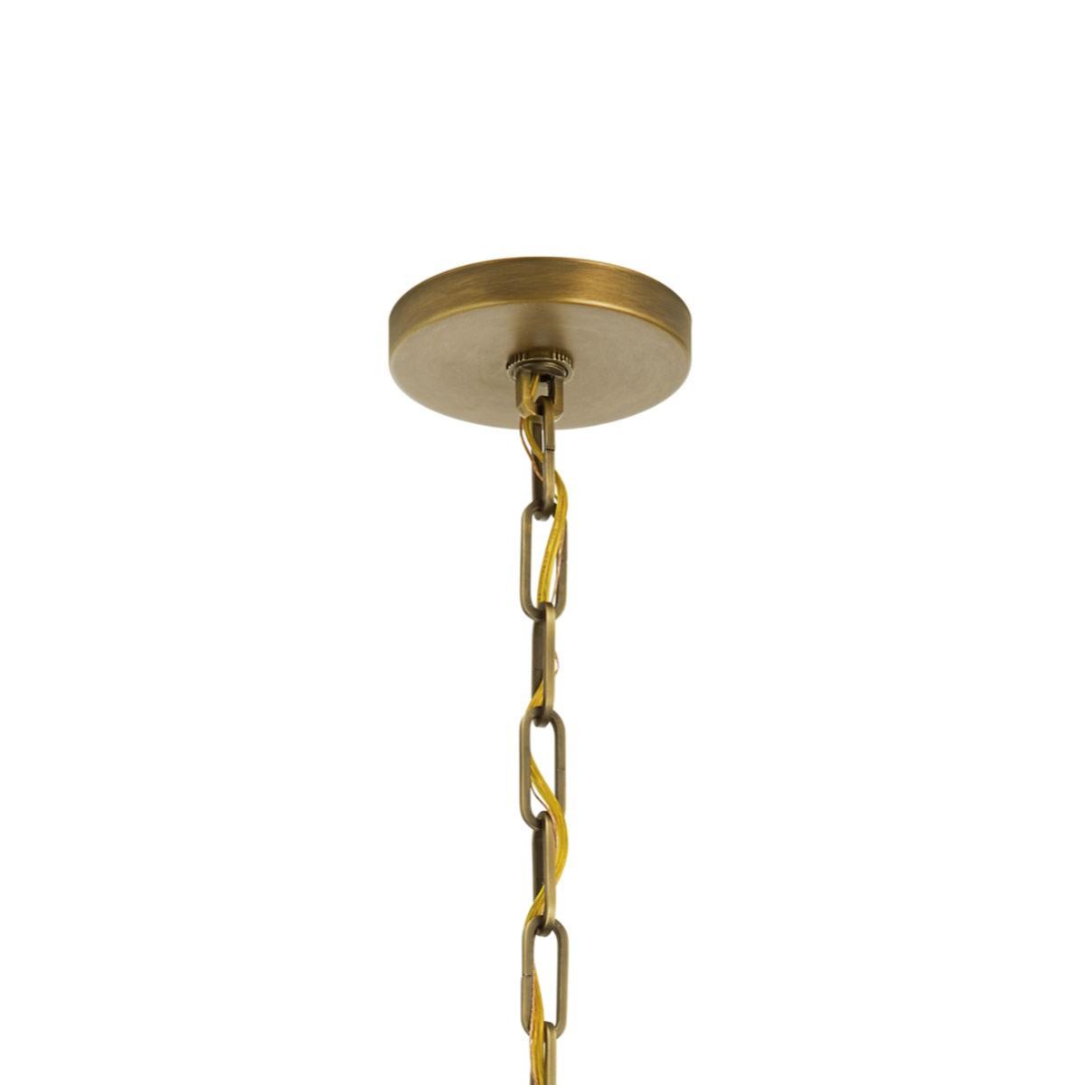 Abbotswell 14 in. 4 Lights Pendant Light Brass Finish - Bees Lighting