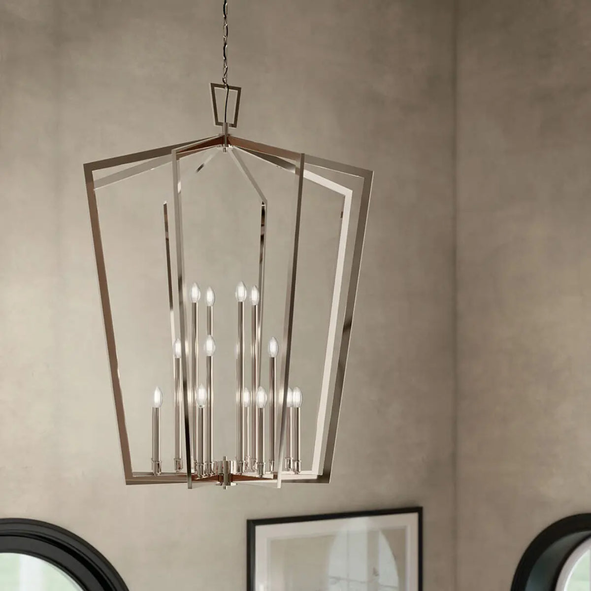 Abbotswell 1-Tier Chandelier - Bees Lighting
