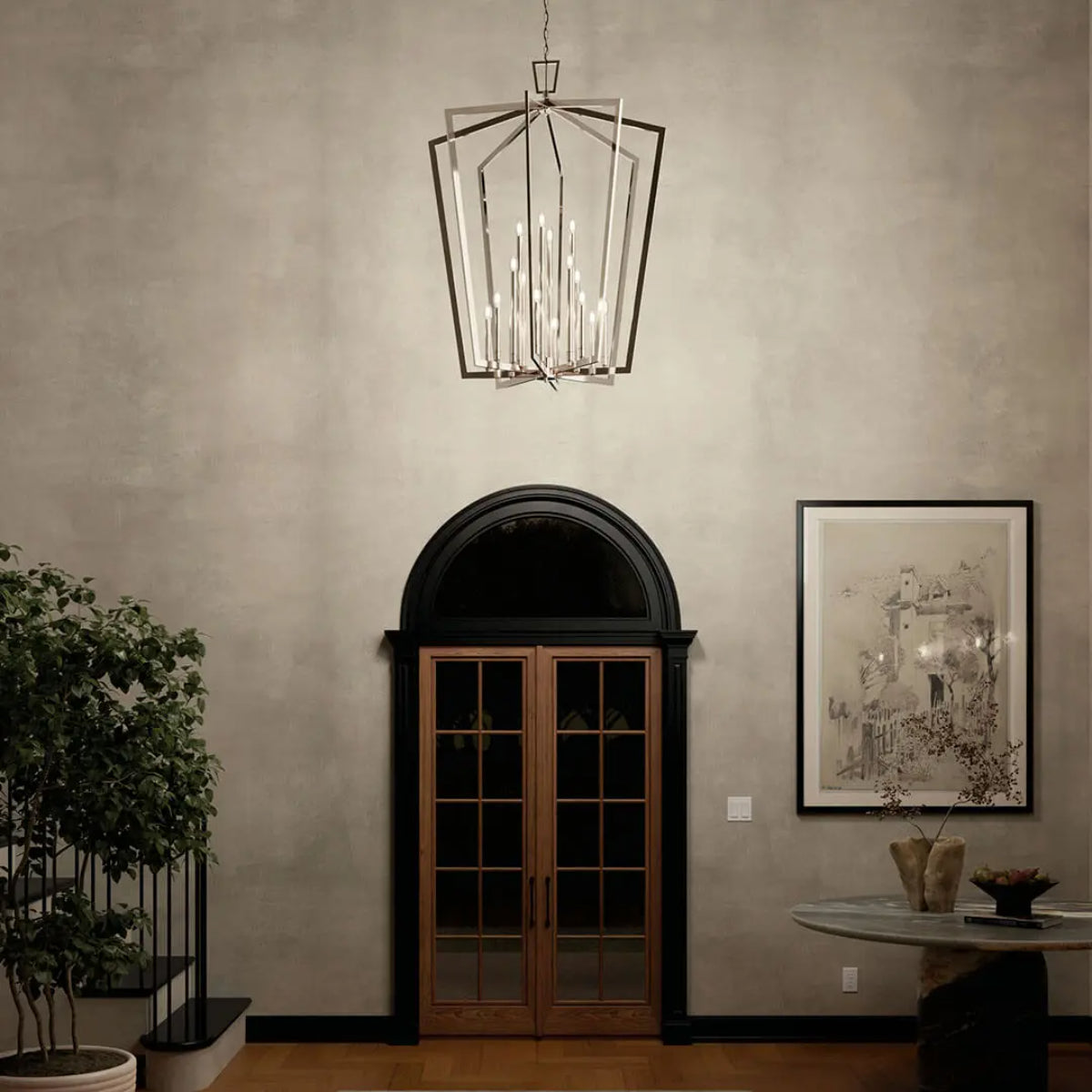 Abbotswell 1-Tier Chandelier - Bees Lighting