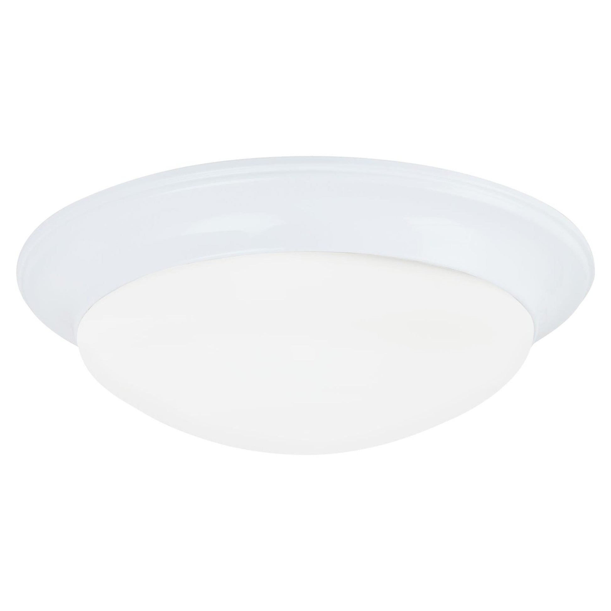 Nash 12" Flush Mount, White Finish - Bees Lighting