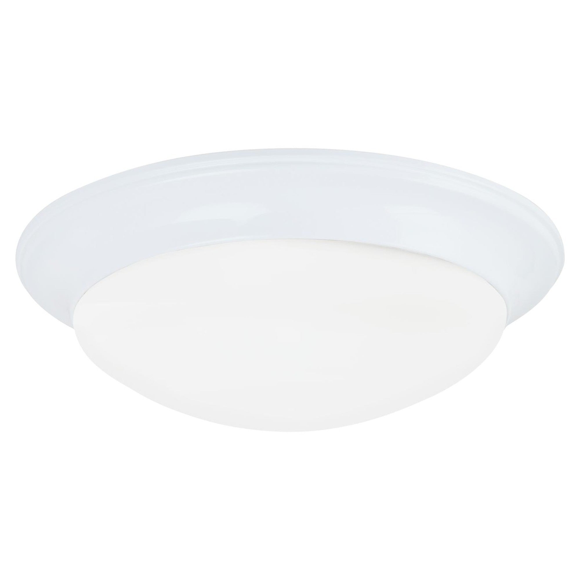 Nash 12" Flush Mount, White Finish - Bees Lighting