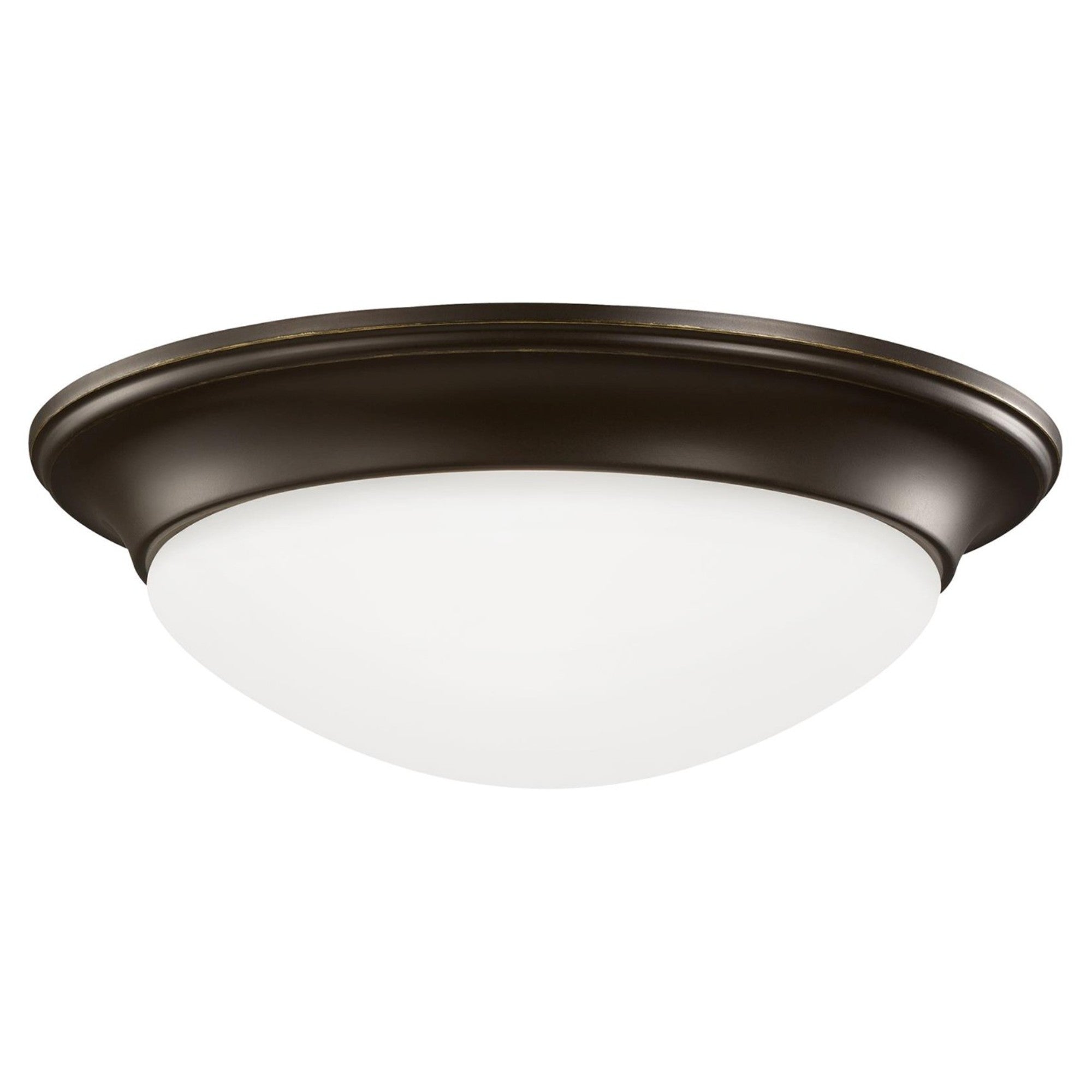 Nash 12" Flush Mount, Bronze Finish - Bees Lighting