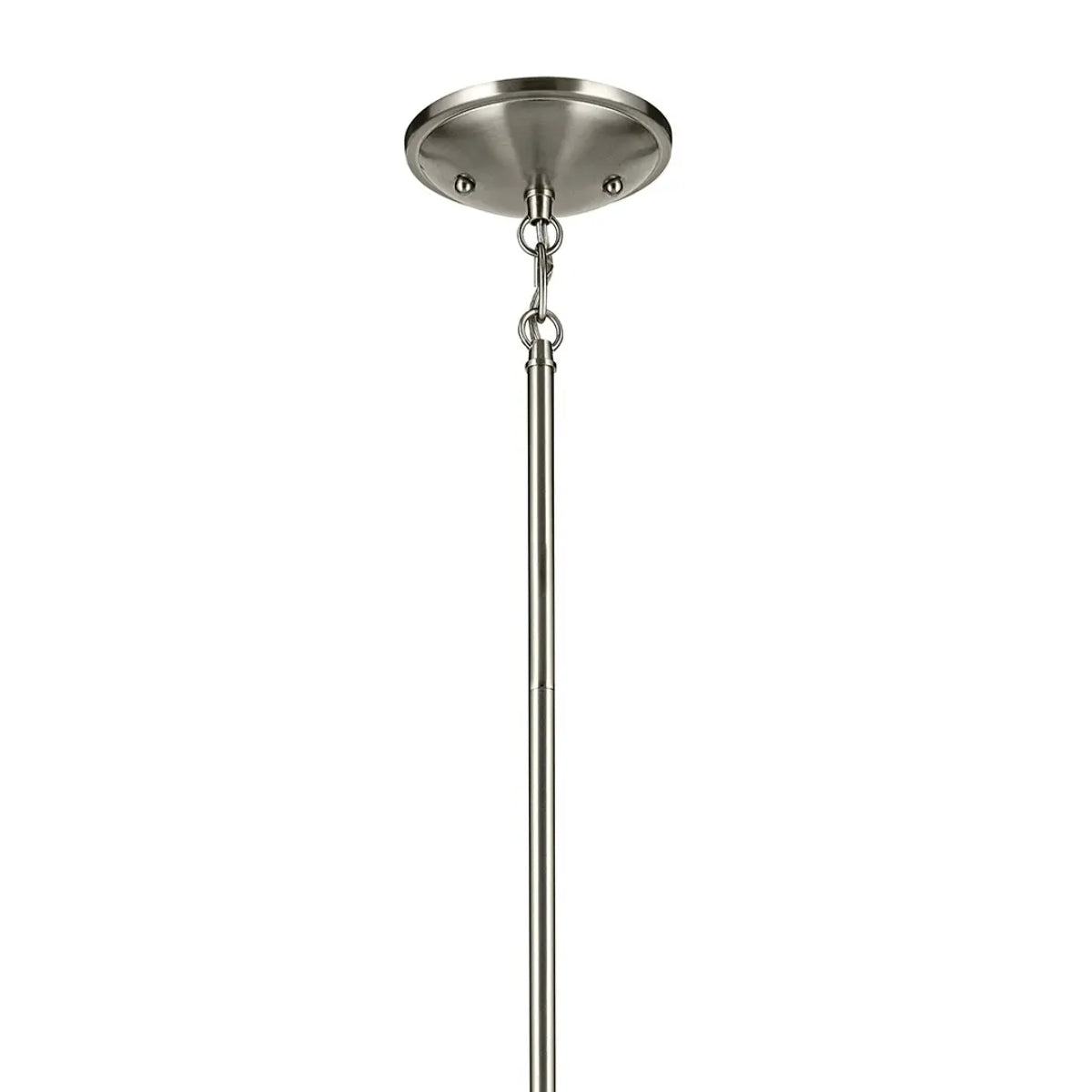 Shailene 18" 3-Light Mini Chandelier with Clear Glass, Brushed Nickel Finish - Bees Lighting