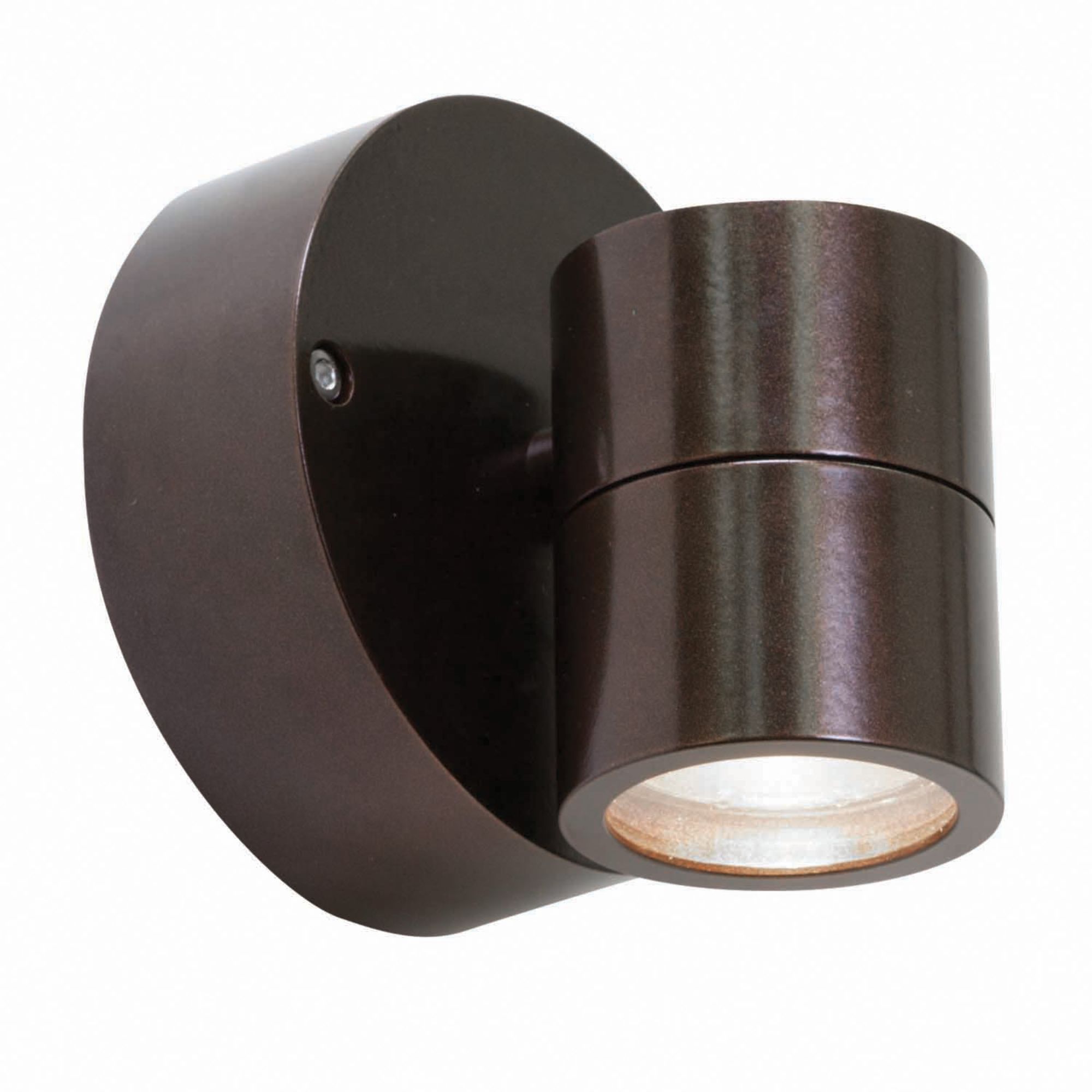 Outdoor Cylinder Wall Mount, 35W, 120V, Bronze, Bulb Not Included - Bees Lighting