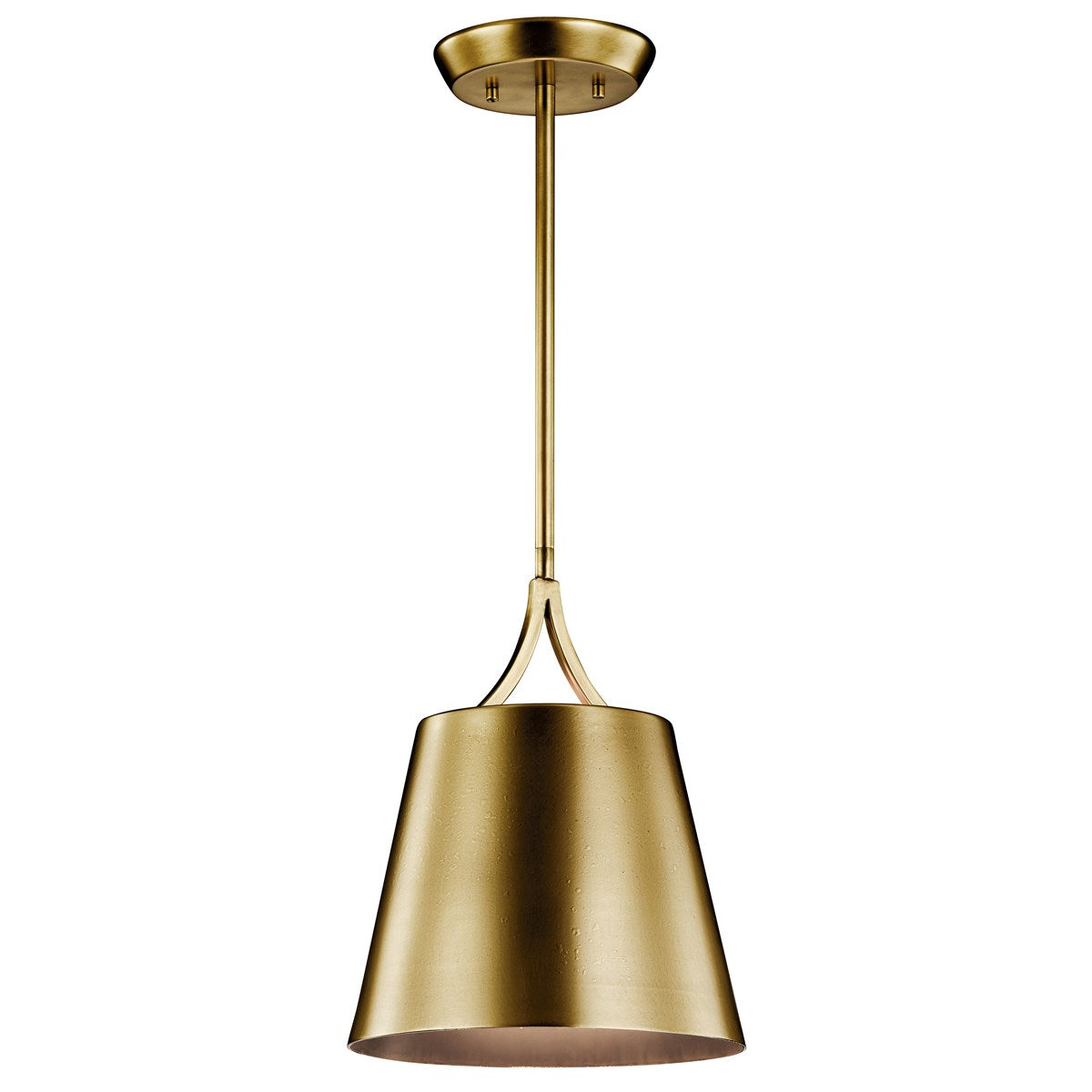 Maclain 10" LED Mini Pendant Light Brass Finish - Bees Lighting
