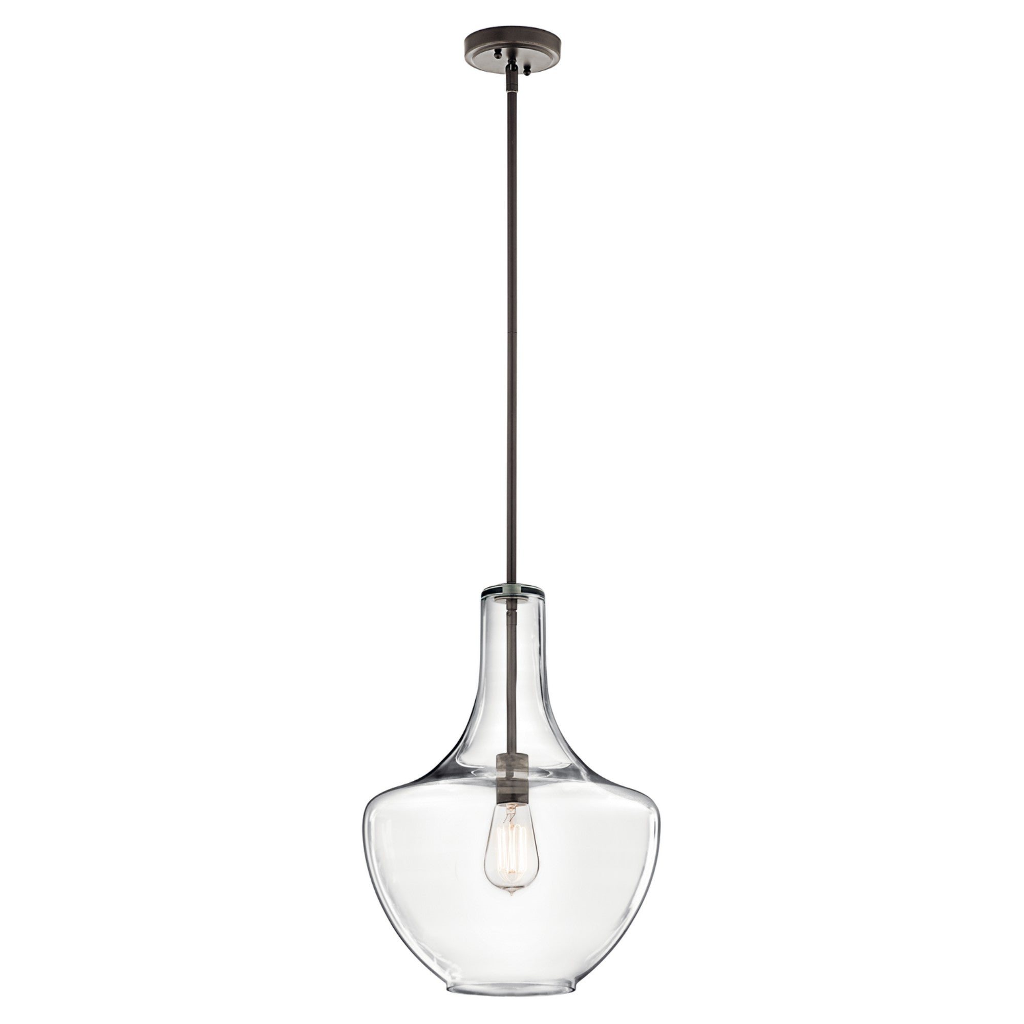 Everly 1-Light Bell Pendant Light - Bees Lighting