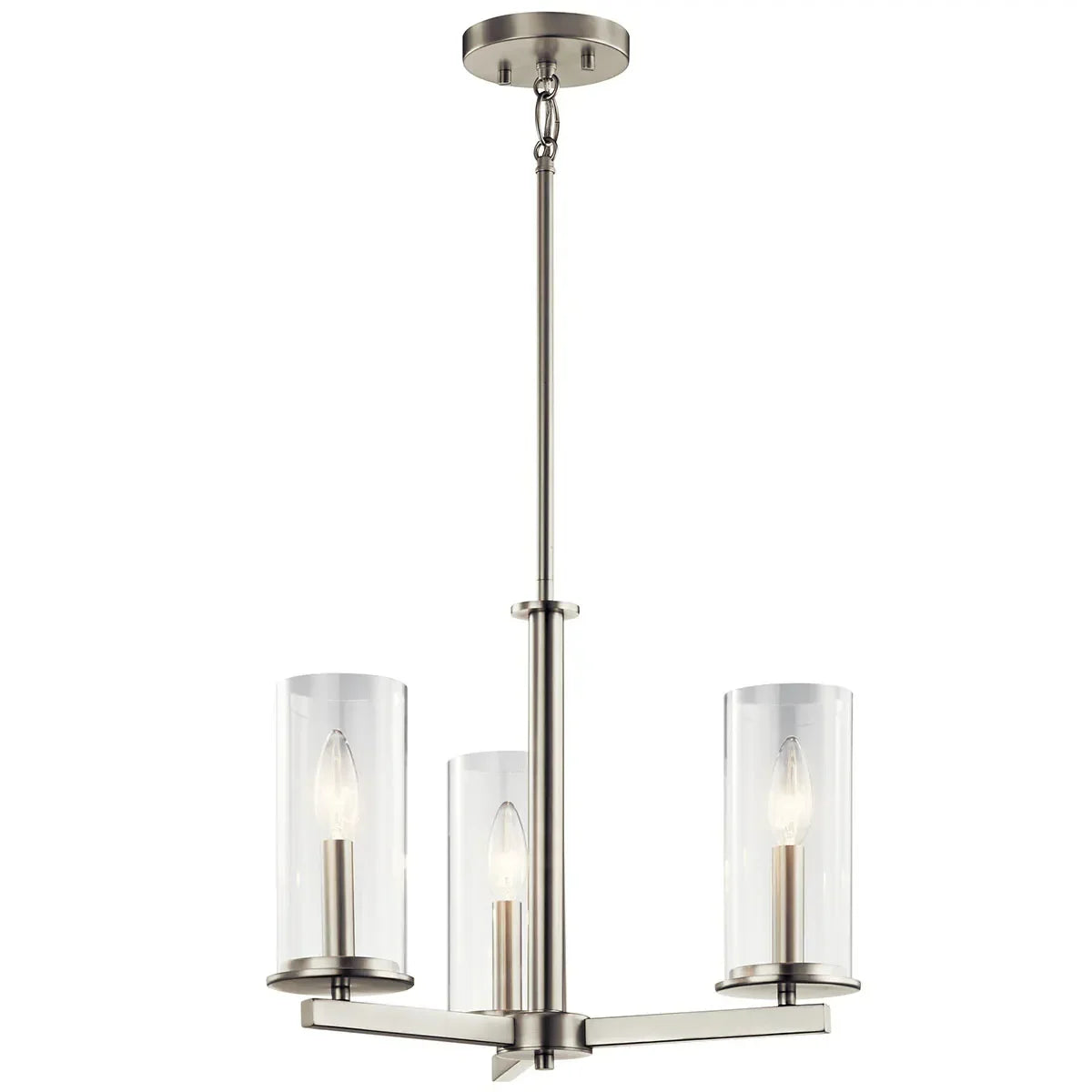 Crosby 18" 3-Light Convertible Chandelier/Semi Flush - Bees Lighting