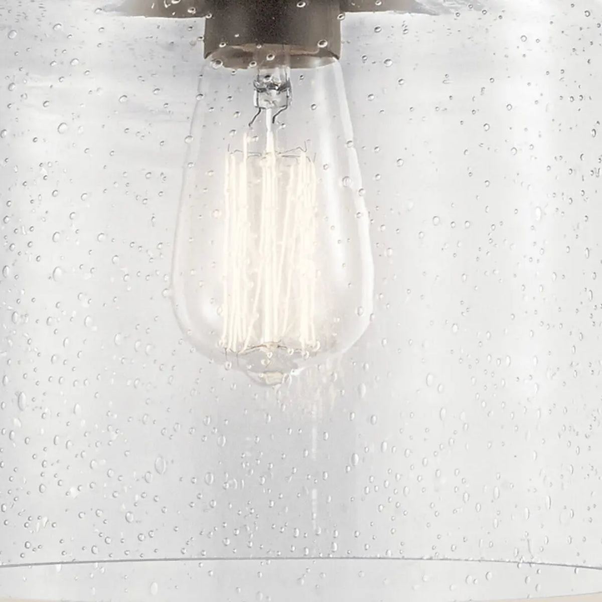 Winslow 11" 1-Light Semi-Flush Mount Light, Olde Bronze Finish - Bees Lighting