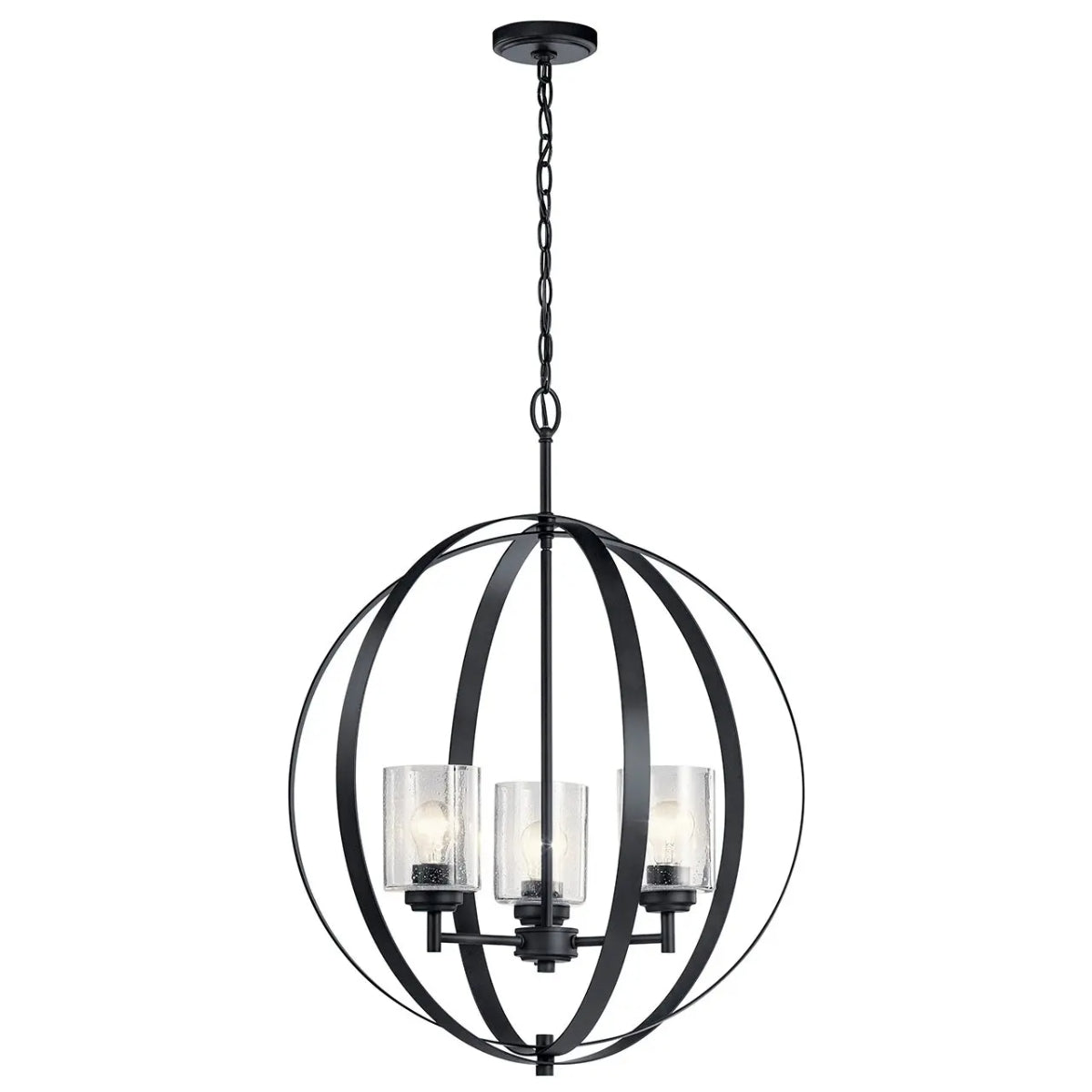 Winslow 31" 3-Light Globe Chandelier - Bees Lighting