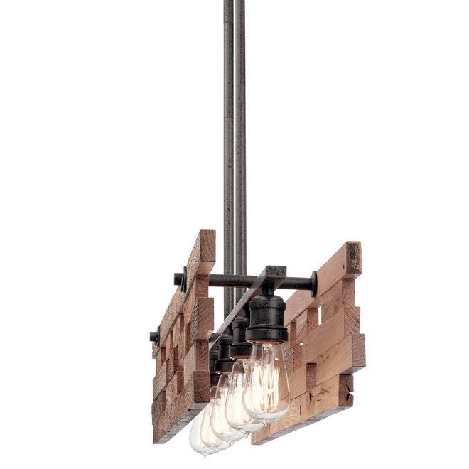 Cuyahoga Mill 46 In. 5 Lights Chandelier Bronze Finish