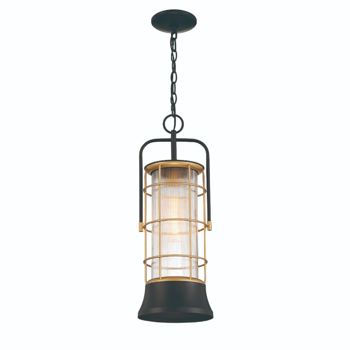 Rivamar 8 In. Outdoor Hanging Light Dark Bronze finish - Bees Lighting