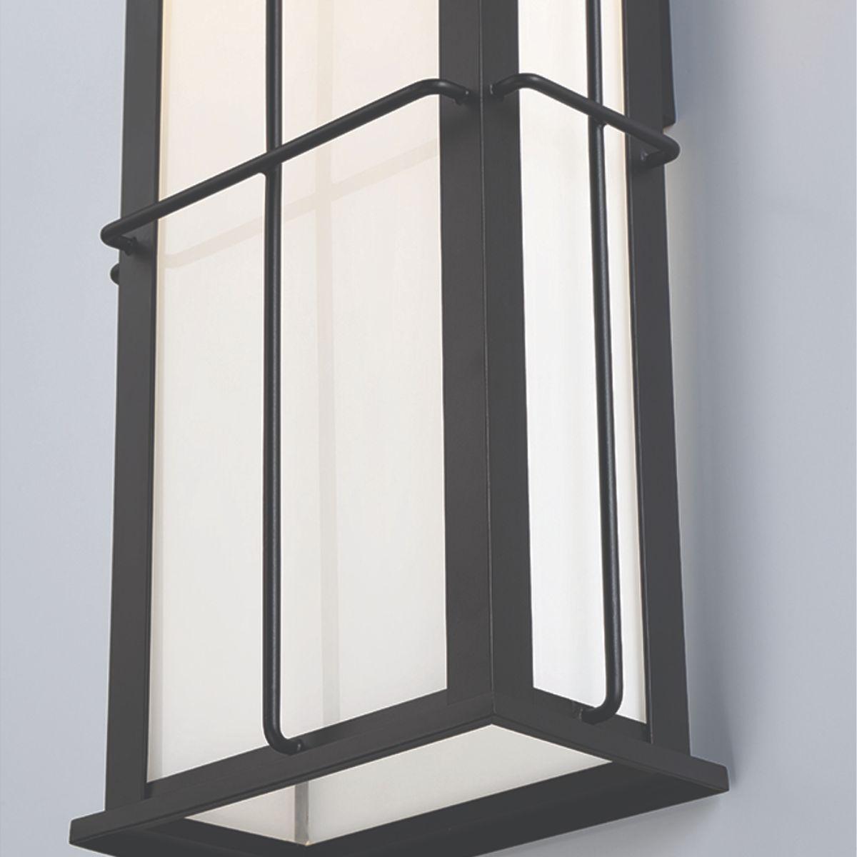 Bensa 15 In. LED Outdoor Wall Light Black Finish - Bees Lighting