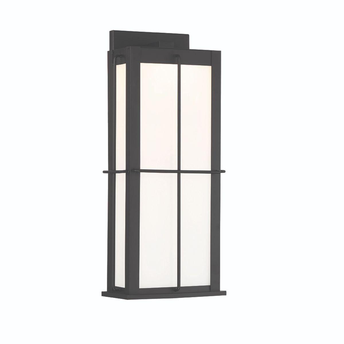 Bensa 20 In. LED Outdoor Wall Light Black Finish