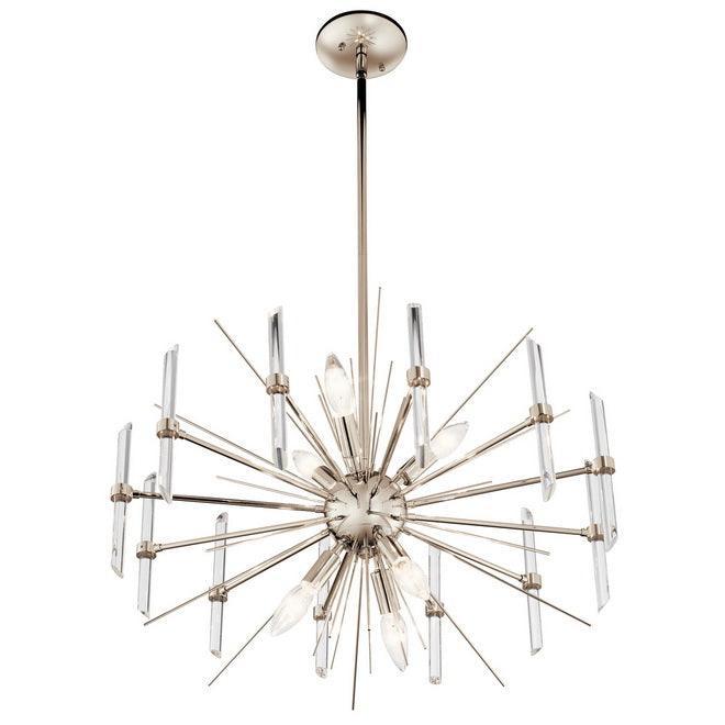 Eris Chandelier Nickel - Bees Lighting
