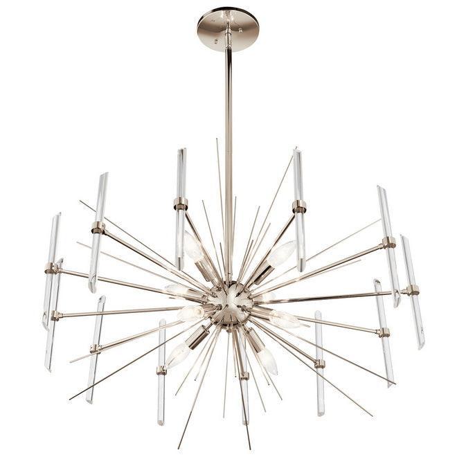 Eris Chandelier Nickel - Bees Lighting