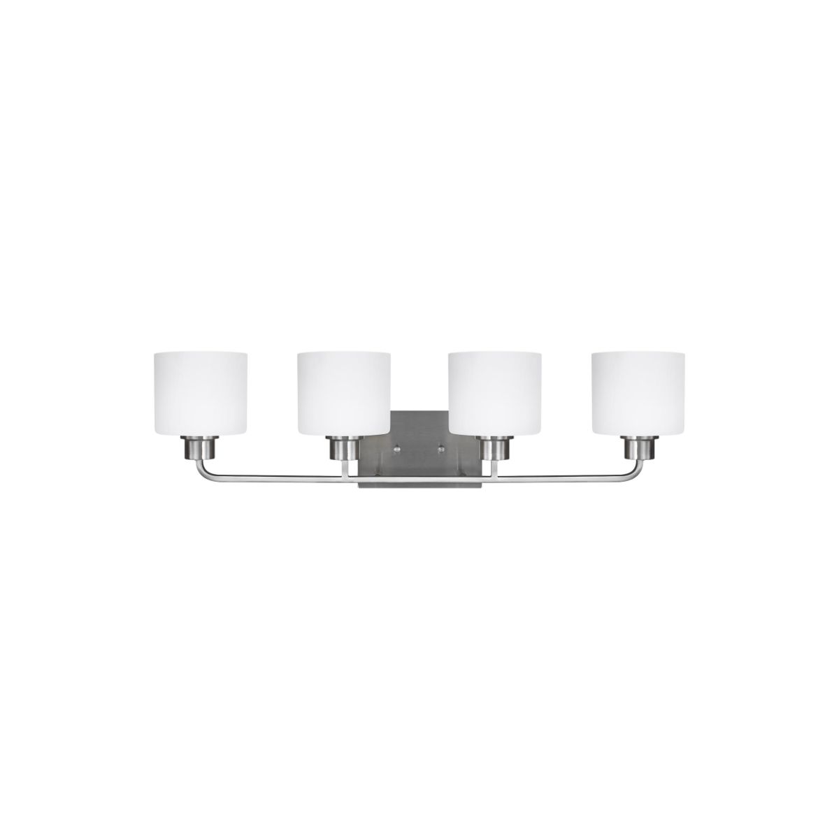 Canfield 32 in 4 Lights LED Vanity Light Nickel finish