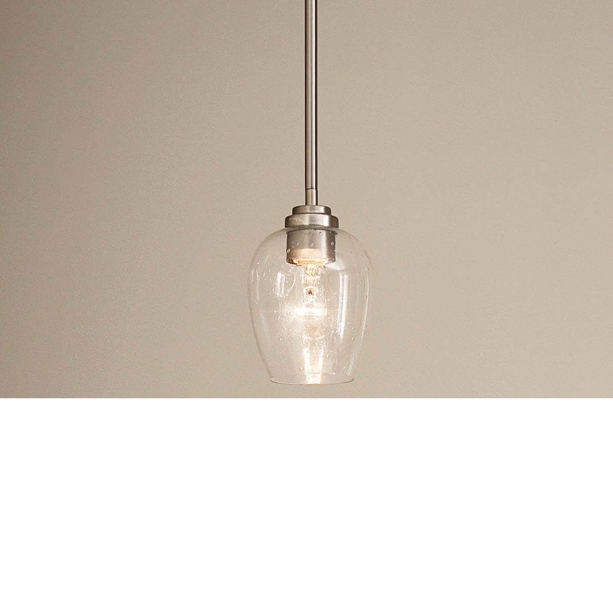 Valserrano 5 in. Pendant Light with clear seeded glass