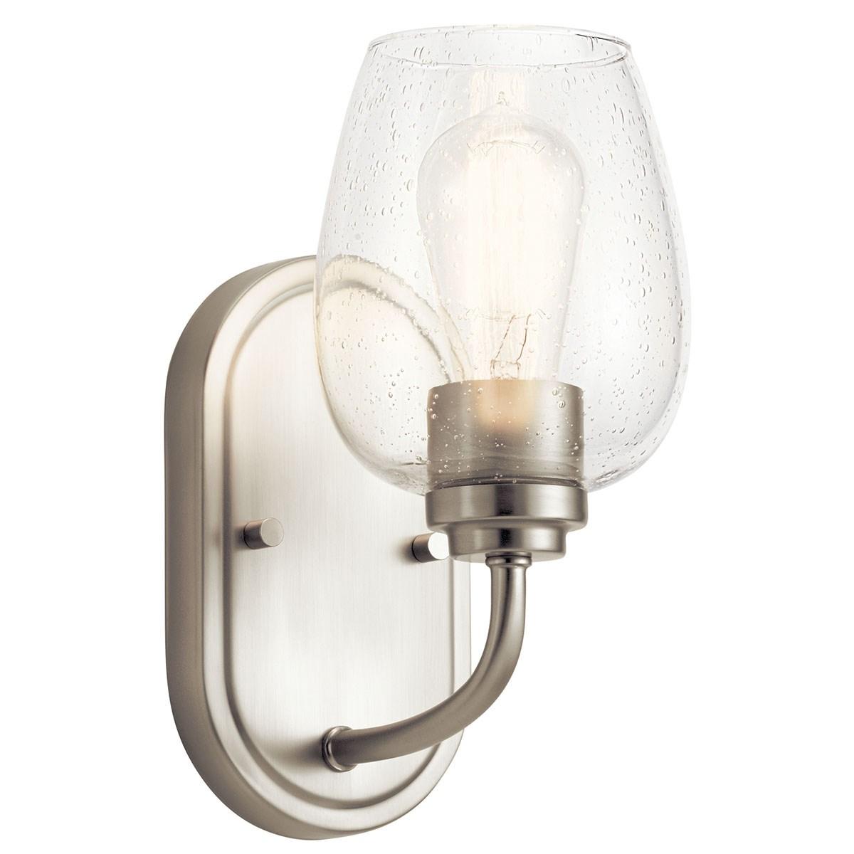 Valserrano 10 in. Armed Sconce with clear seeded glass