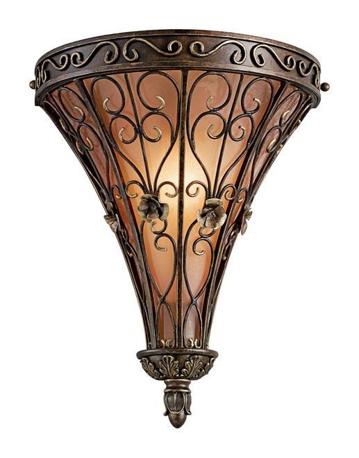 Marchesa 15 in. Flush Mount Sconce Bronze finish - Bees Lighting