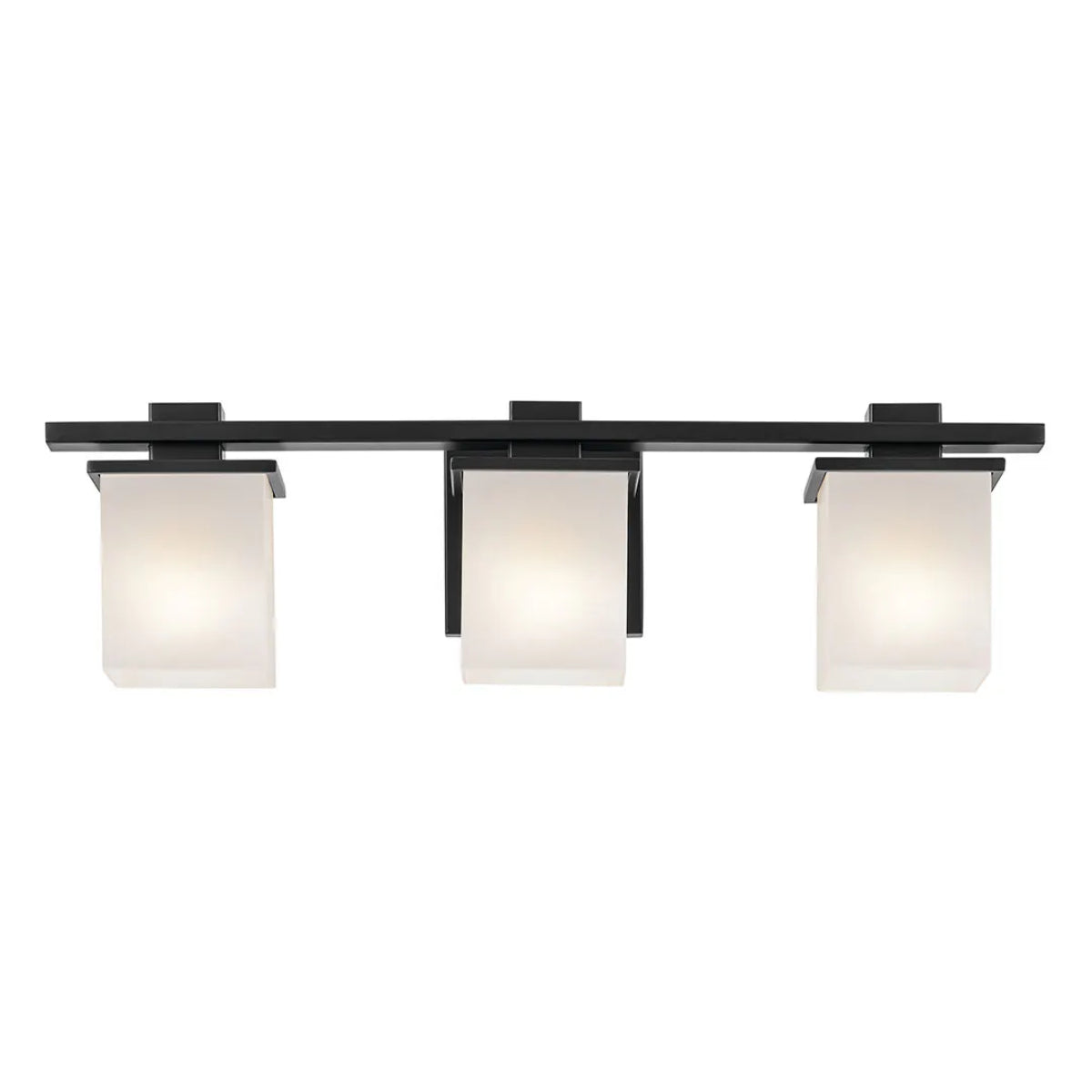 Tully 24 in 3 Lights Bathroom Vanity Light Black Finish - Bees Lighting