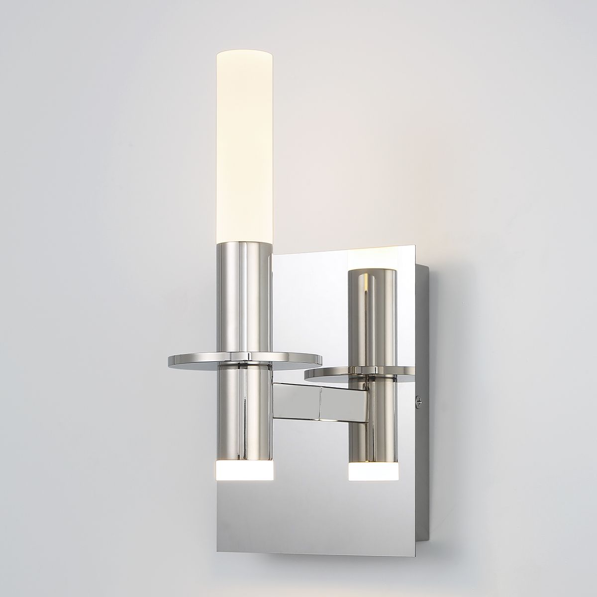Torna 11 in. LED Bath Sconce Polished Nickel Finish - Bees Lighting