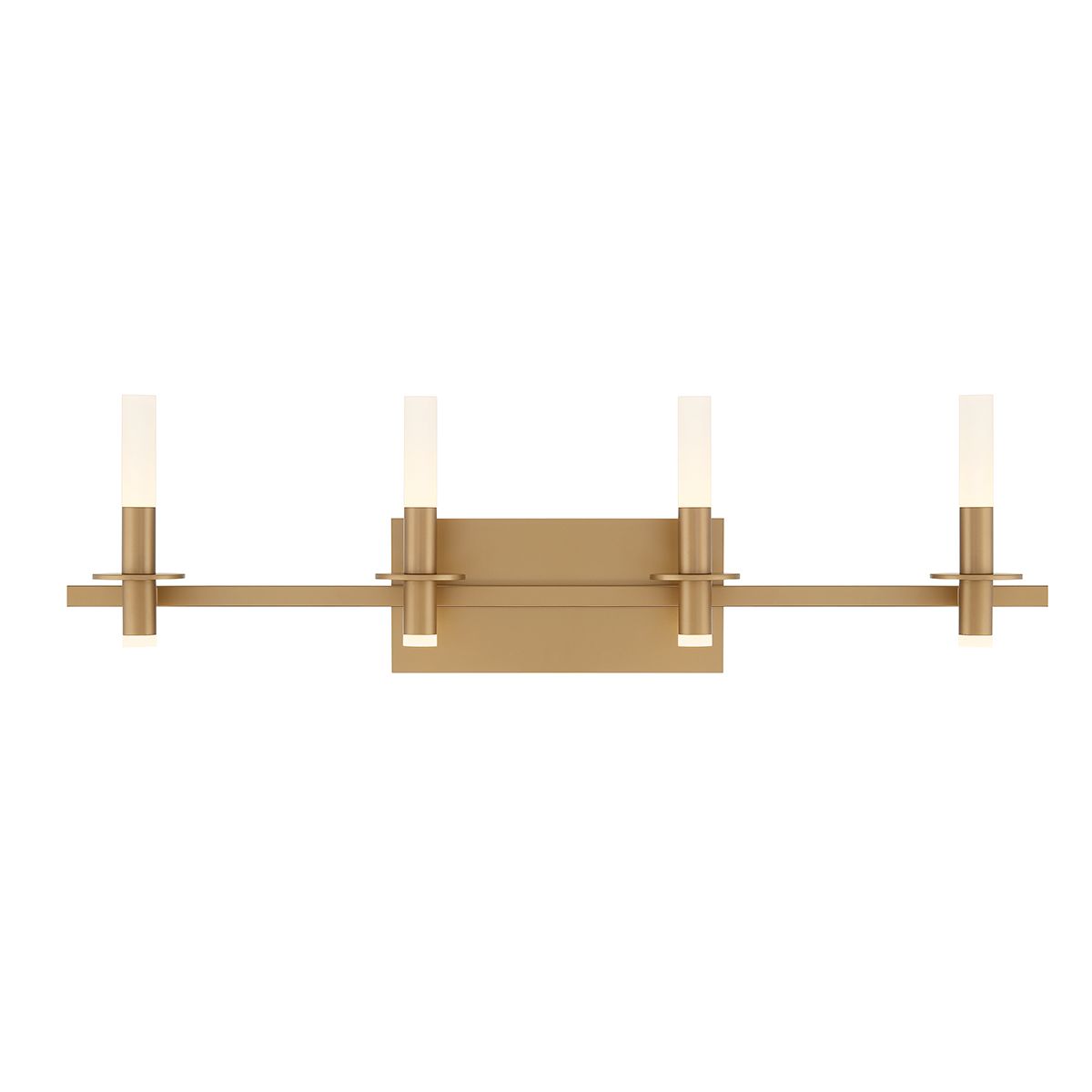 Torna 8 Lights 36 in. LED Vanity Light Gold Finish - Bees Lighting