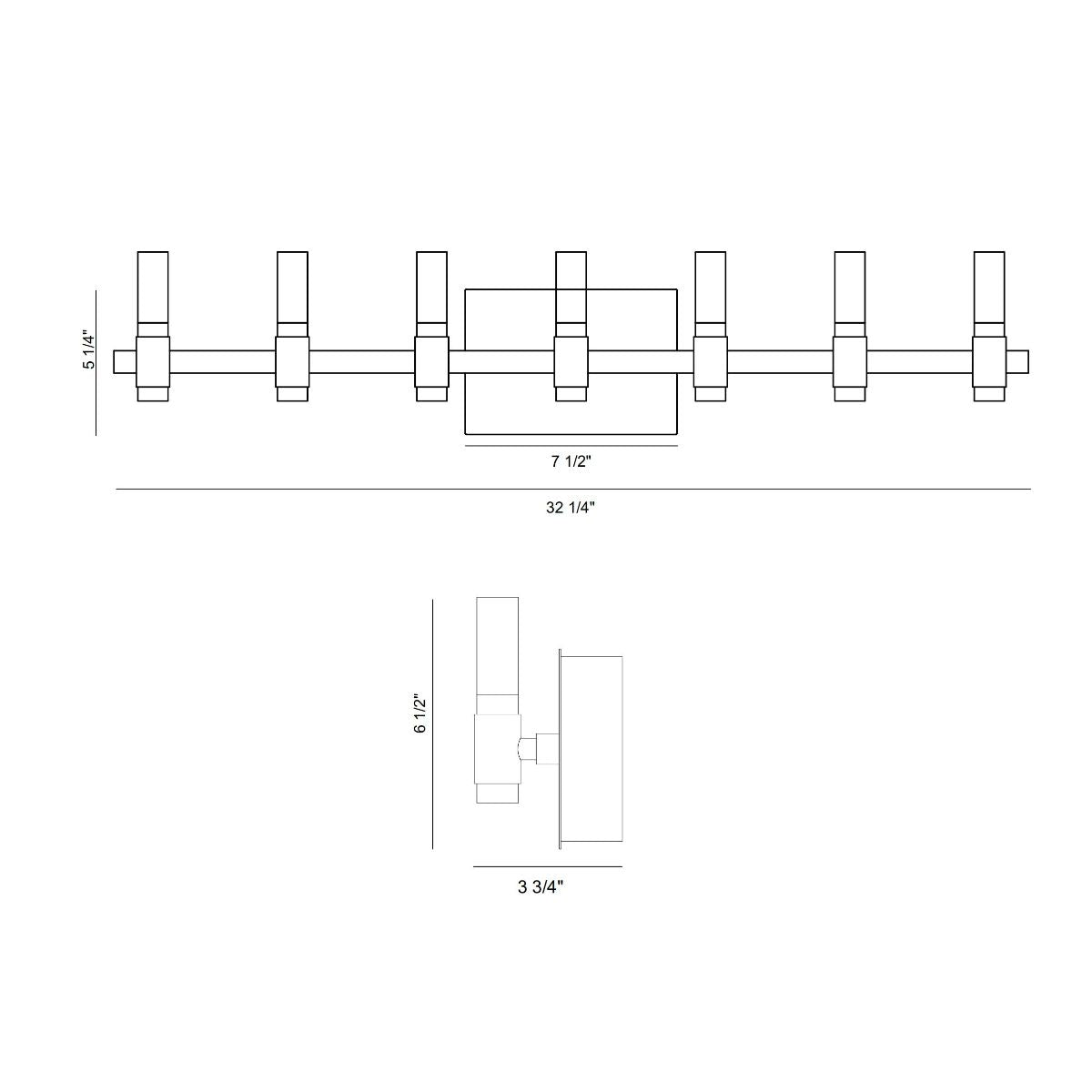 Albany 14 Lights 32 in. LED Vanity Light