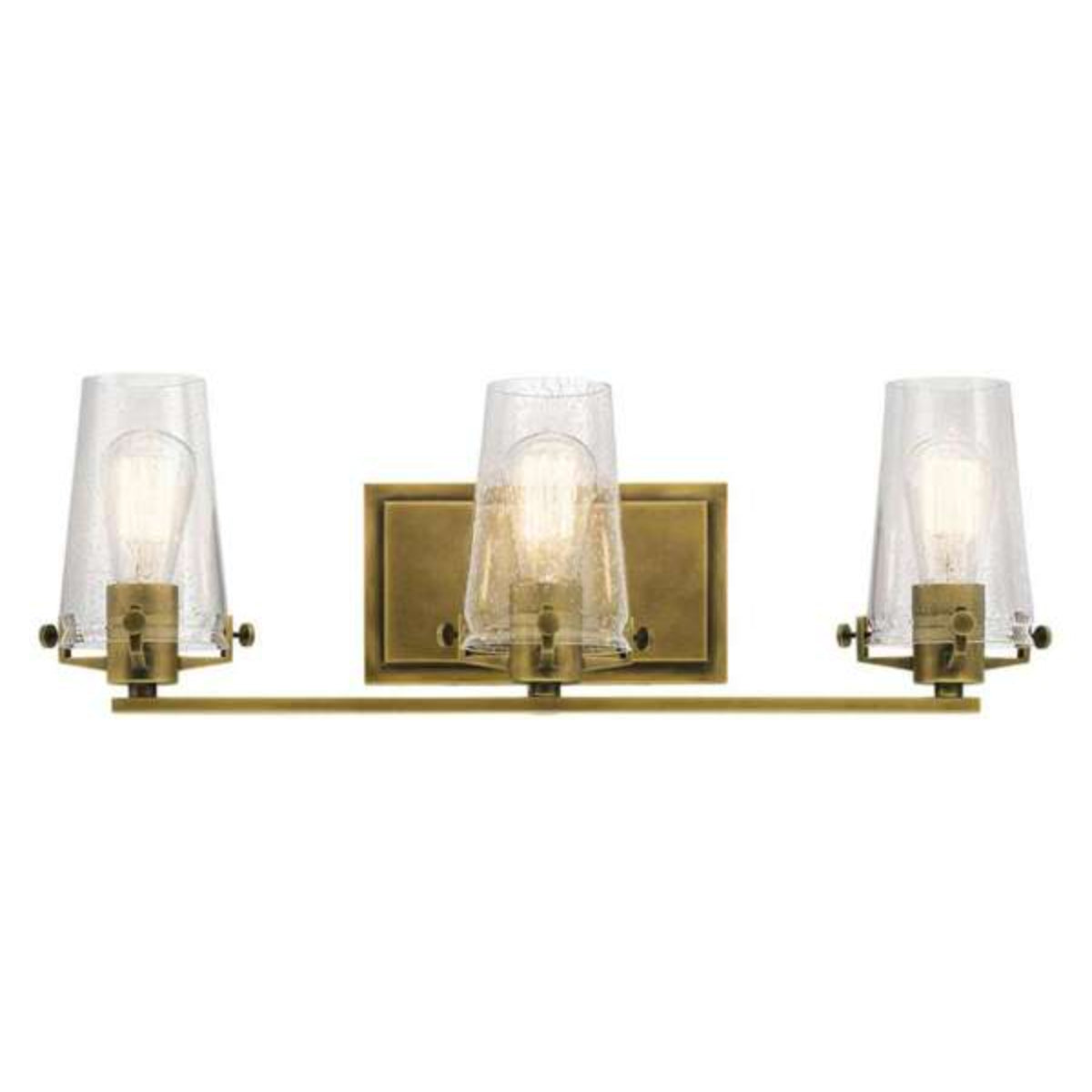 Alton 24 in. 3 Lights Vanity Light Brass Finish - Bees Lighting