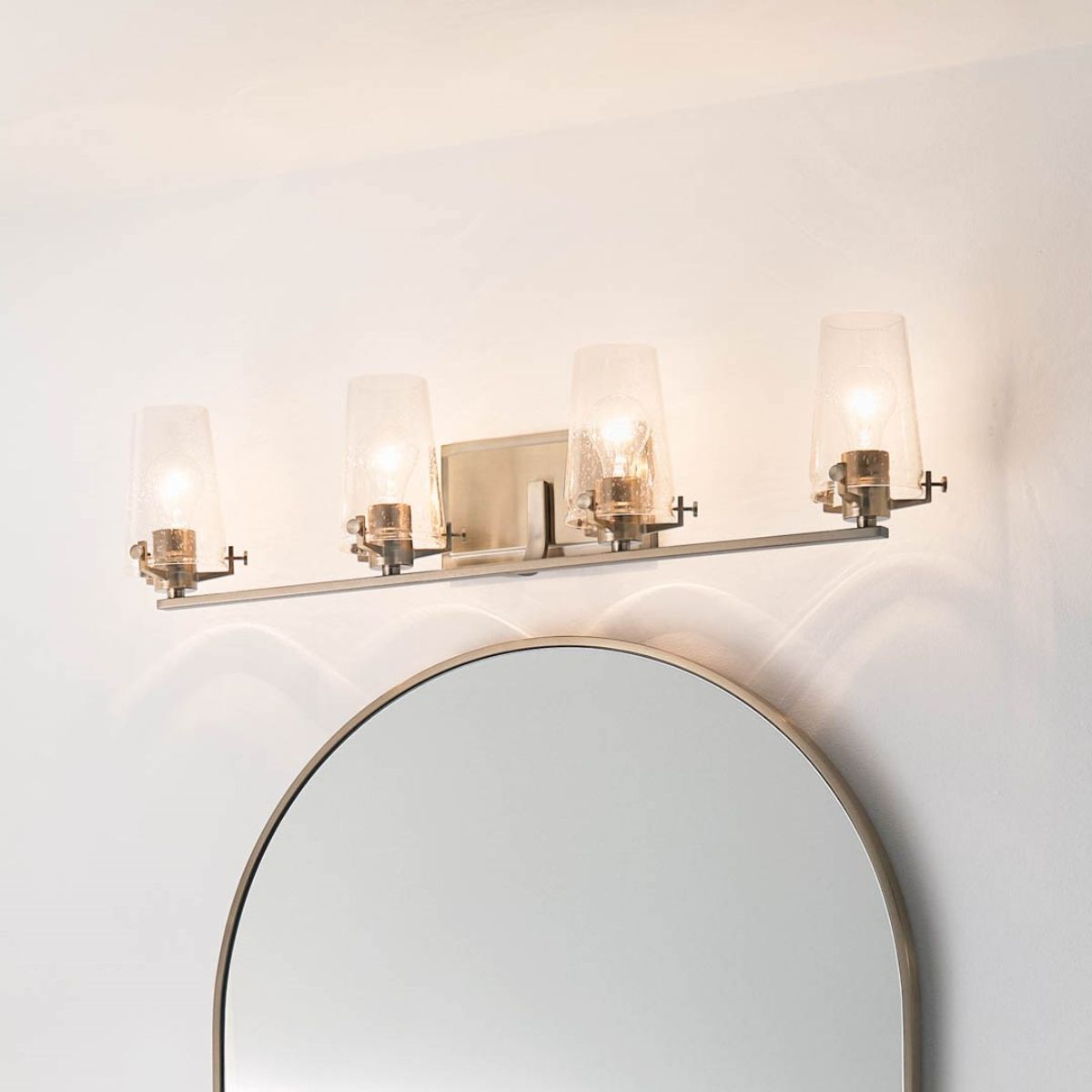 Alton 34 in. 4 Lights Vanity Light Bronze finish - Bees Lighting