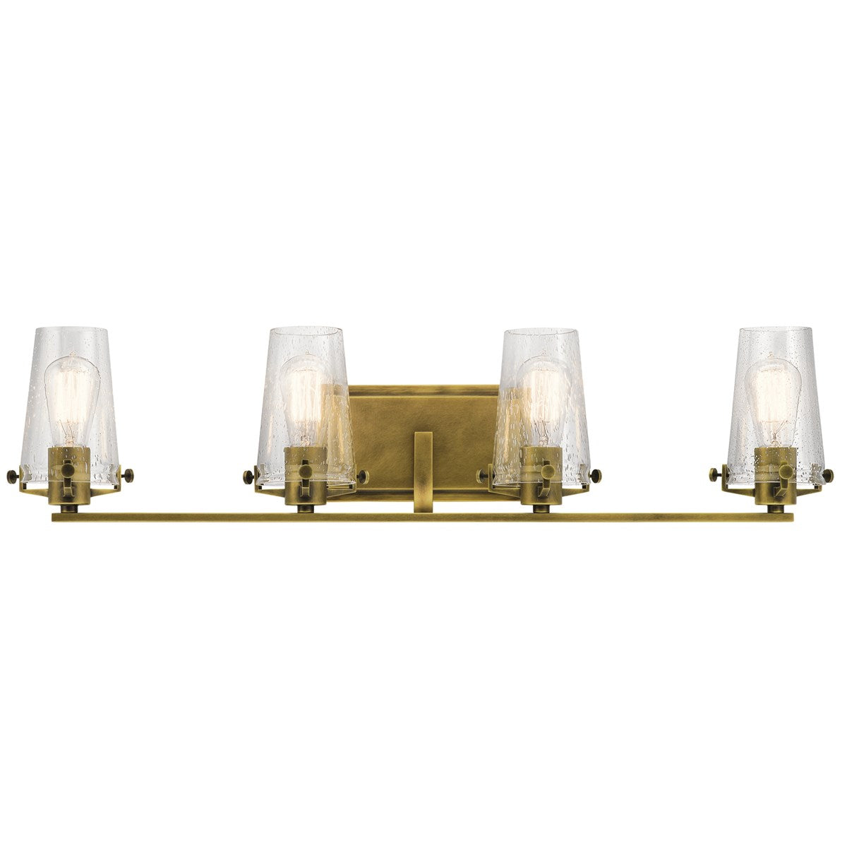 Alton 34 in 4 Lights Vanity Light Brass finish - Bees Lighting