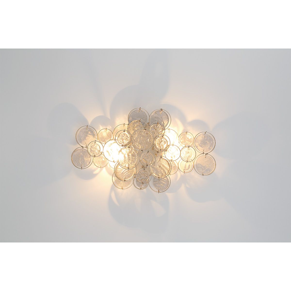 Trento 2 Lights 18 in. Wall Light Silver Finish - Bees Lighting