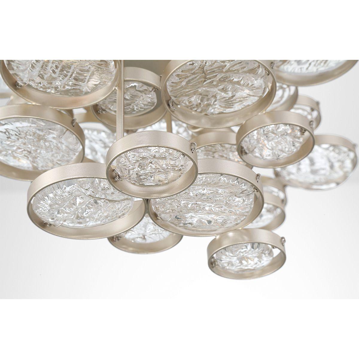 Trento 2 Lights 18 in. Wall Light Silver Finish - Bees Lighting