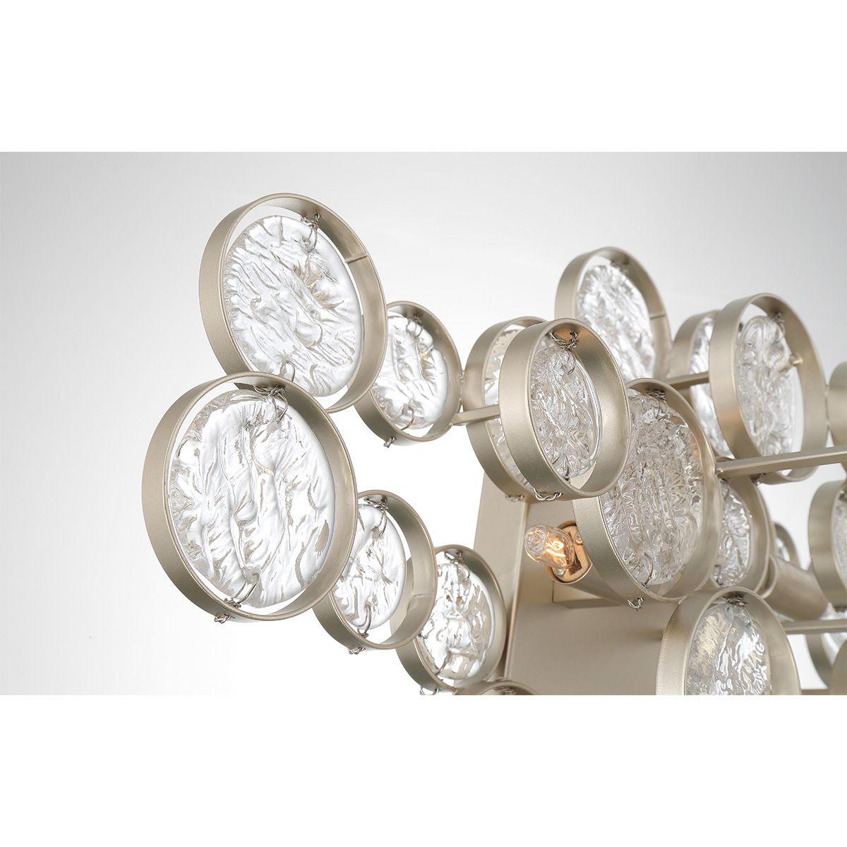 Trento 2 Lights 18 in. Wall Light Silver Finish - Bees Lighting