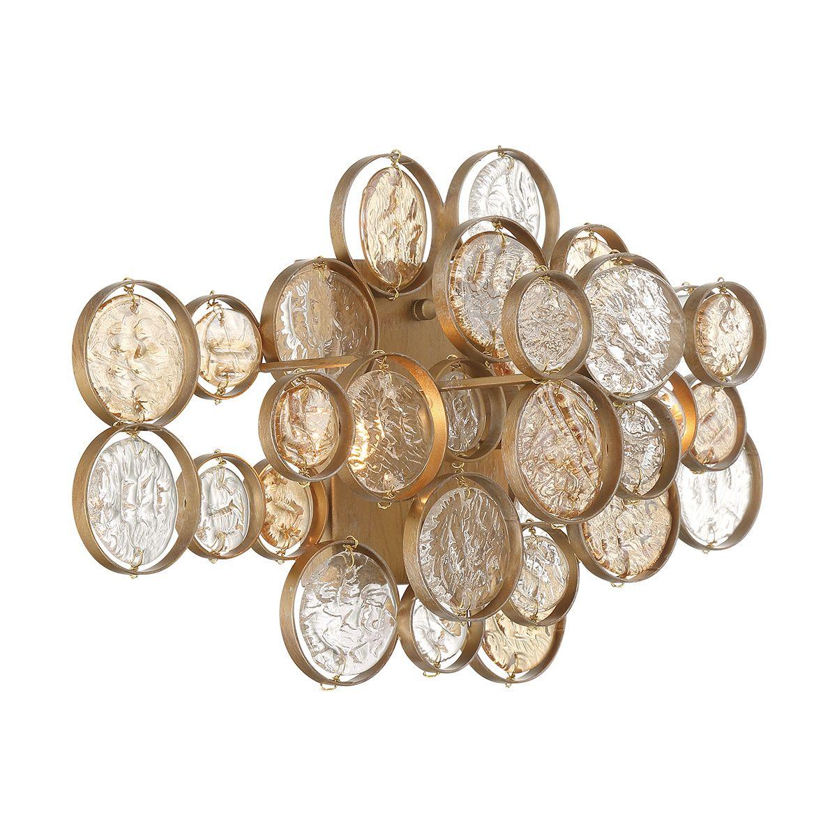 Trento 2 Lights 18 in. Flush Mount Sconce