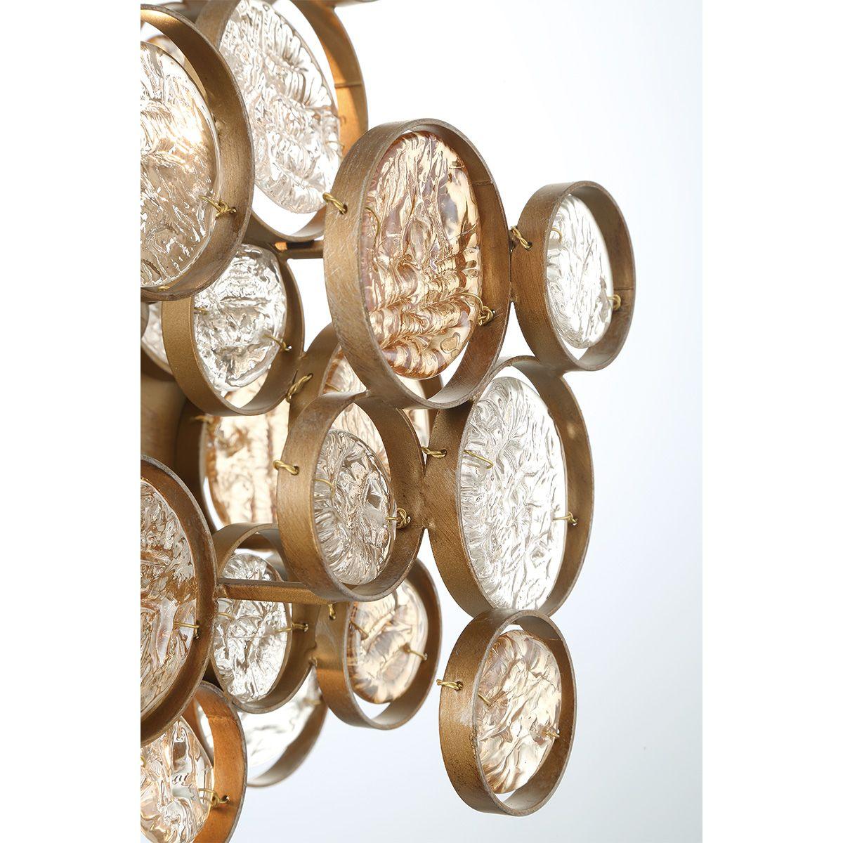 Trento 2 Lights 18 in. Wall Light Gold Finish - Bees Lighting